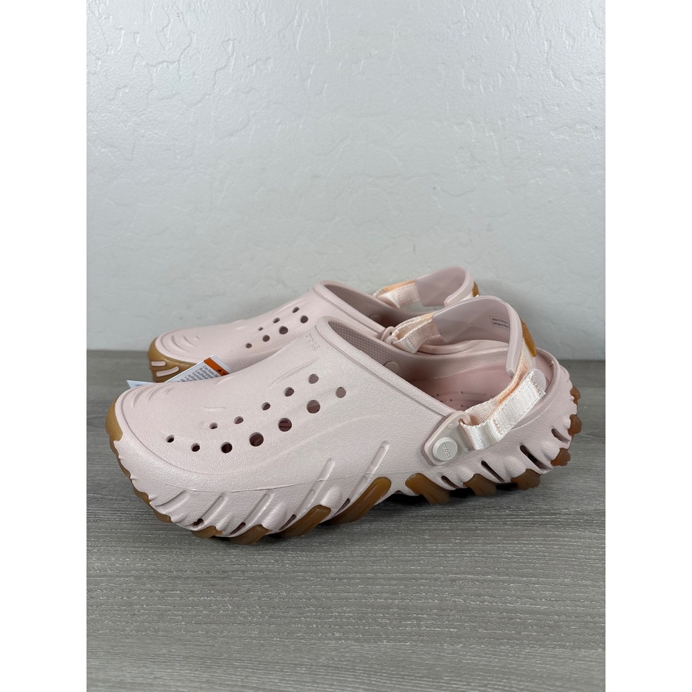 Crocs Echo Gum Clog Pink Clay Men 9 Women 11 Sporty Comfort Sandal